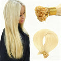 Yellowish Blonde Premium I-tip Hair Extensions 50g(#613) - ElevateHealthTech