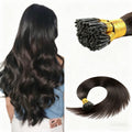 Seal Brown Premium I-tip Hair Extensions 50g(#1B) - ElevateHealthTech