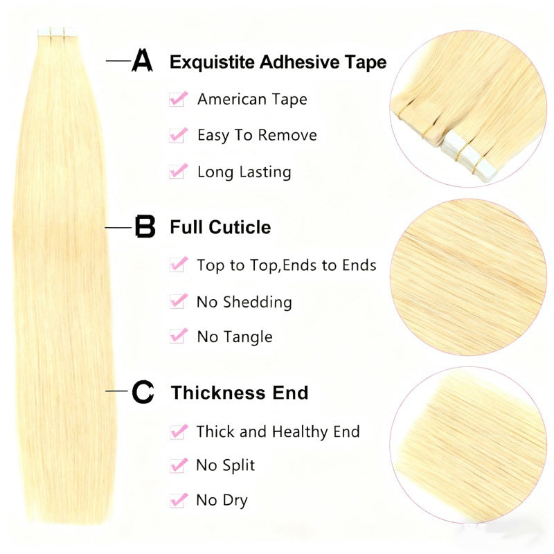 Platinum Blonde / Tape-Ins 50g(#24) - ElevateHealthTech