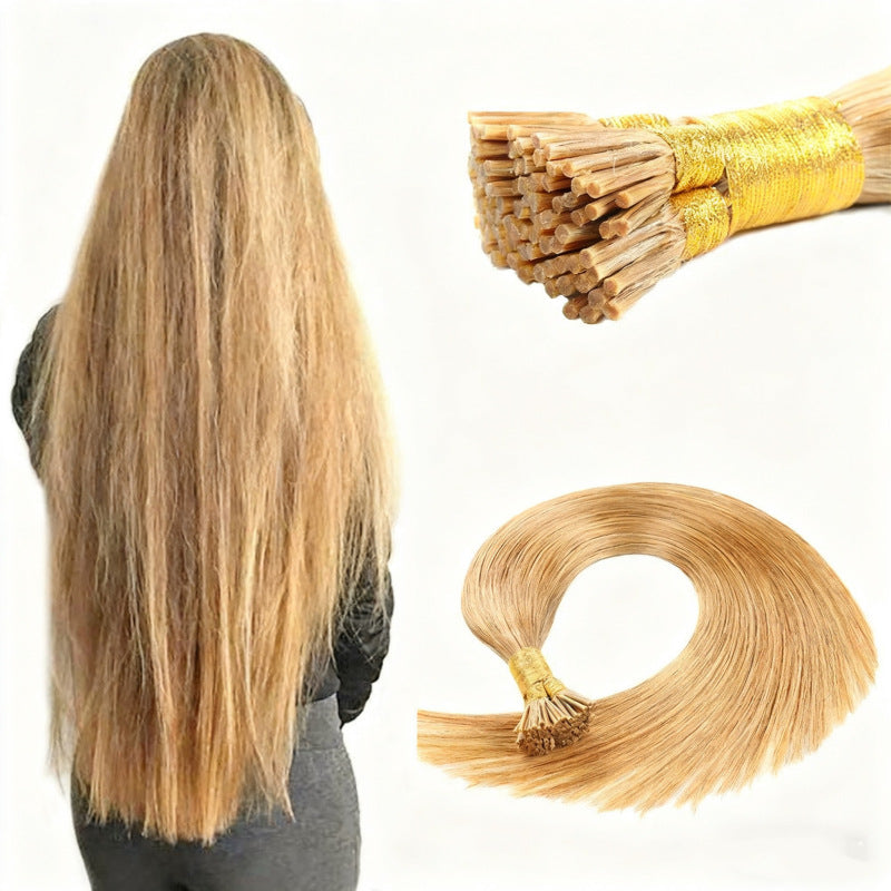 Foxy Premium I-tip Hair Extensions 50g(#12) - ElevateHealthTech