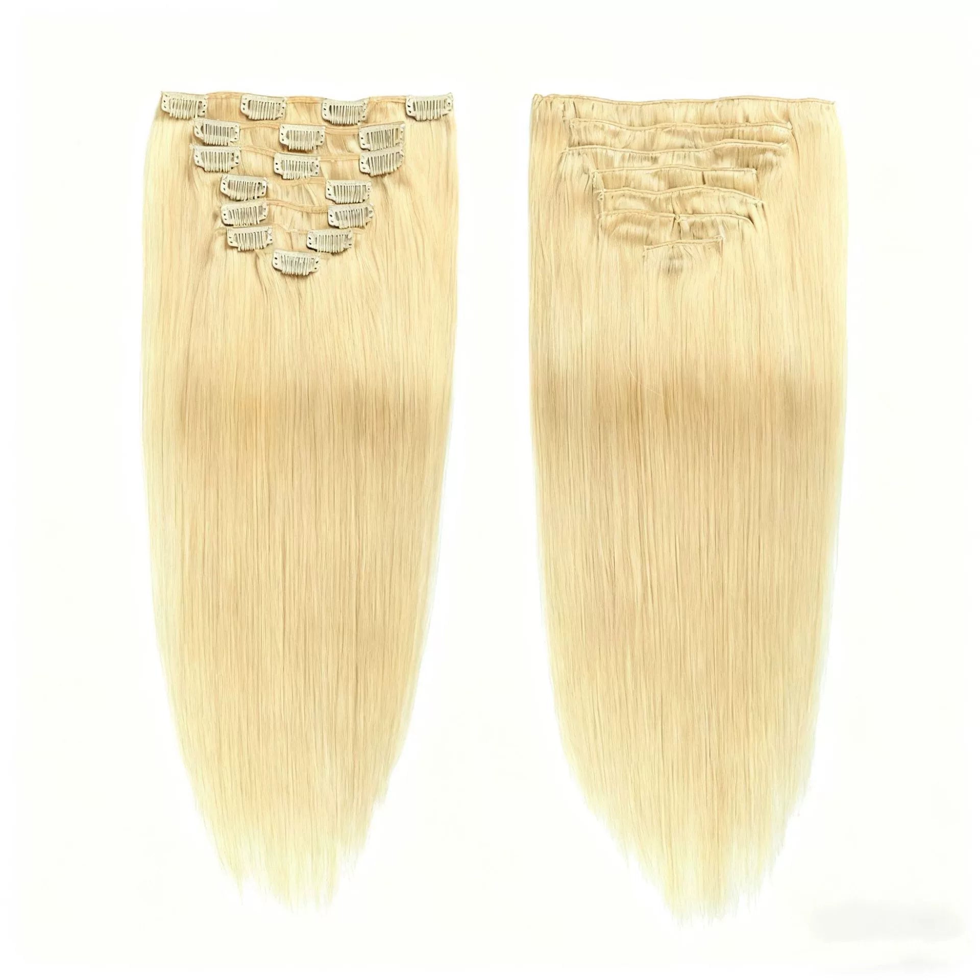 Blonde /  Classic Clip-Ins (100g-120g)( #24) - ElevateHealthTech
