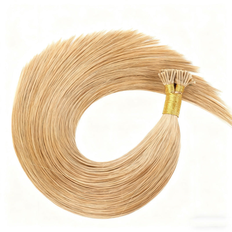 Honey Copper Blonde Premium I-tip Hair extensions 50g(#16) - ElevateHealthTech