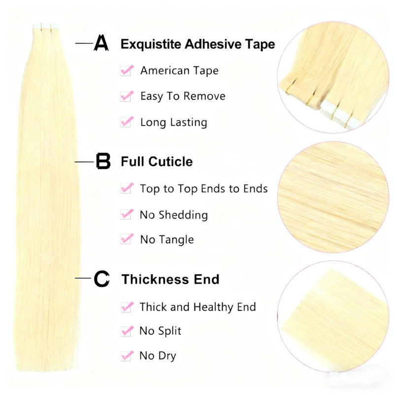 Blonde / Tape-Ins 50g(#60) - ElevateHealthTech