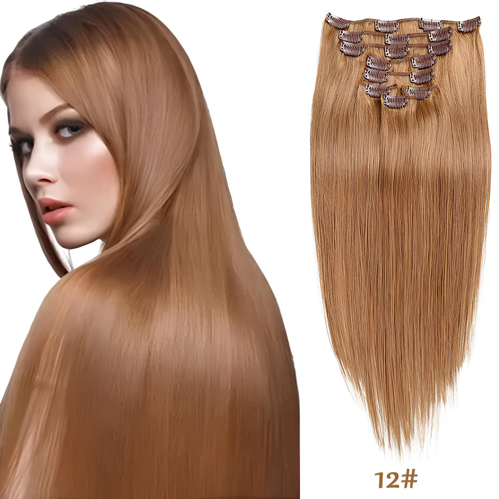 Foxy /  Classic Clip-Ins (100g-120g)(#12) - ElevateHealthTech