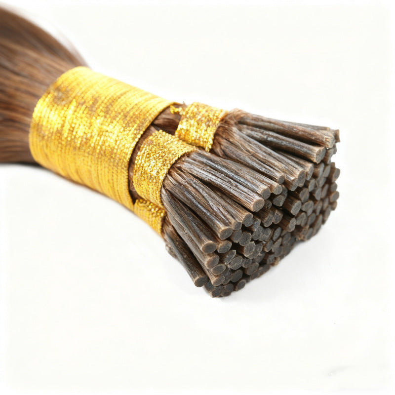 Chocolate Brown Premium I-tip Hair Extensions 50g(#4) - ElevateHealthTech