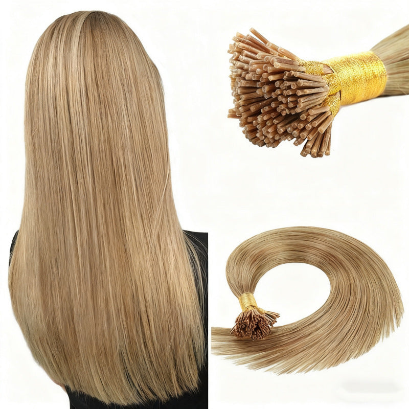 Sugar Brown Premium I-tip Hair Extensions 50g(#10) - ElevateHealthTech