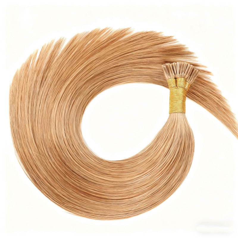 Foxy Blone Premium I-tip Hair Extensions 50g(#27) - ElevateHealthTech