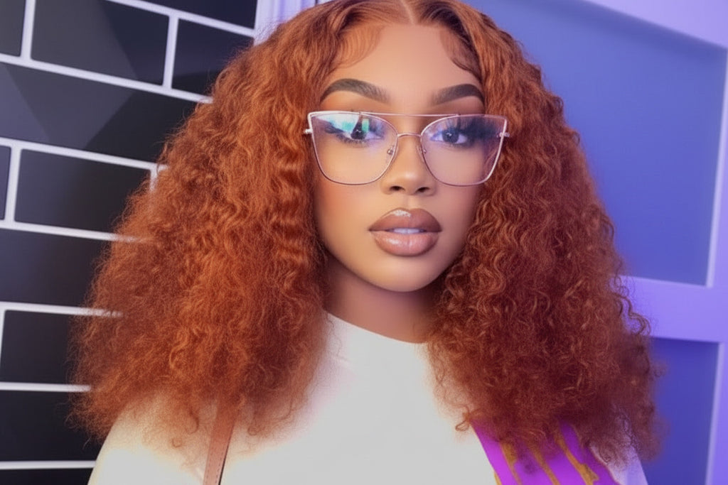 Ginger T-Part Bob Real Human Hair Lace Wig 180% Density - ElevateHealthTech