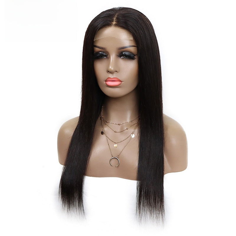 Real human hair wig with lace head cover - ElevateHealthTech