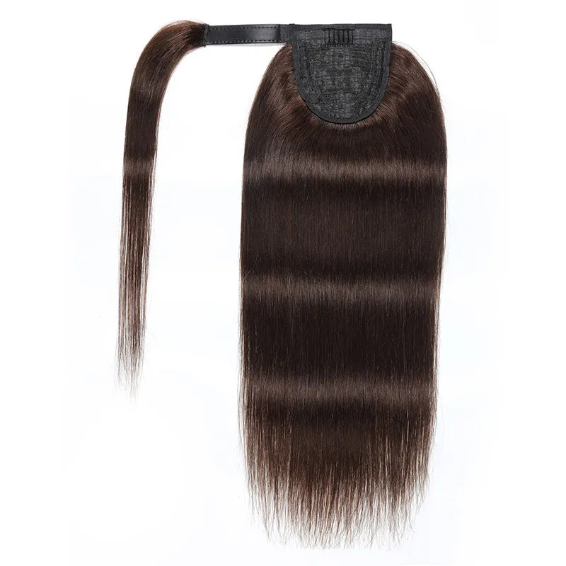 Dark Brown premium ponytail(#2)(75g-100g) - ElevateHealthTech
