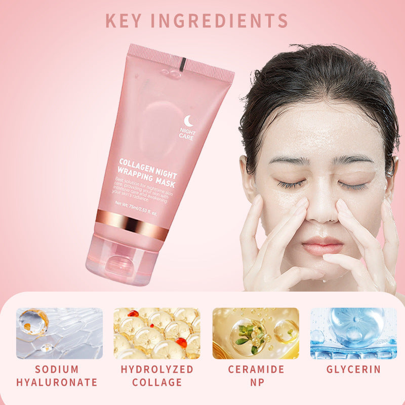 Collagen Hydrating Peel-Off Face Mask – Deep Moisturizing & Skin Firming Treatment 75ml - ElevateHealthTech