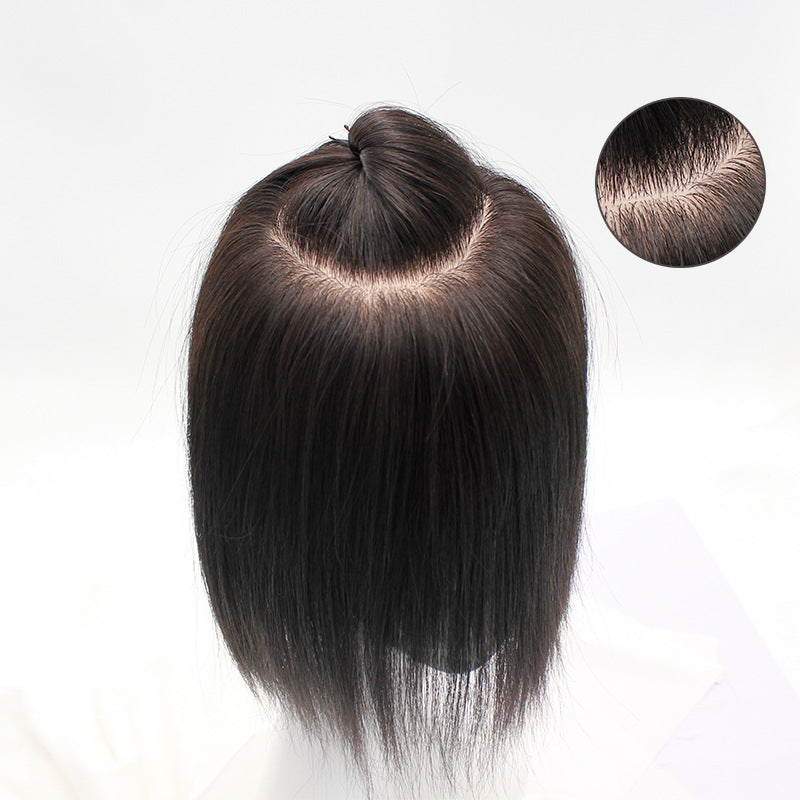 Real Hair Full Hand-Woven Double Needle Head Cover - ElevateHealthTech