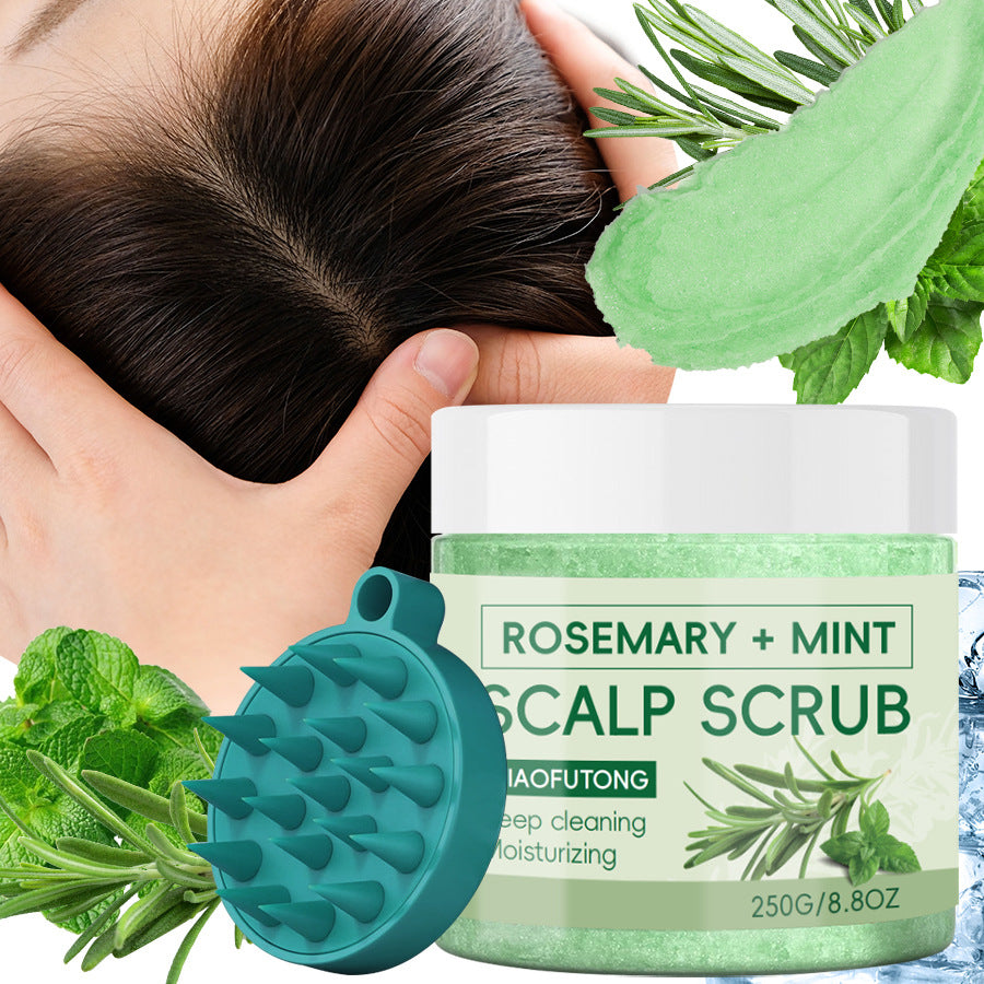 Scalp Scrub & Massage Brush Set – Deep Cleansing Exfoliator for Healthy Hair & Scalp