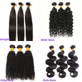 Human Hair Wig Bundles 50g Natural Straight Body Wave Kinky Curly Water Wave - ElevateHealthTech