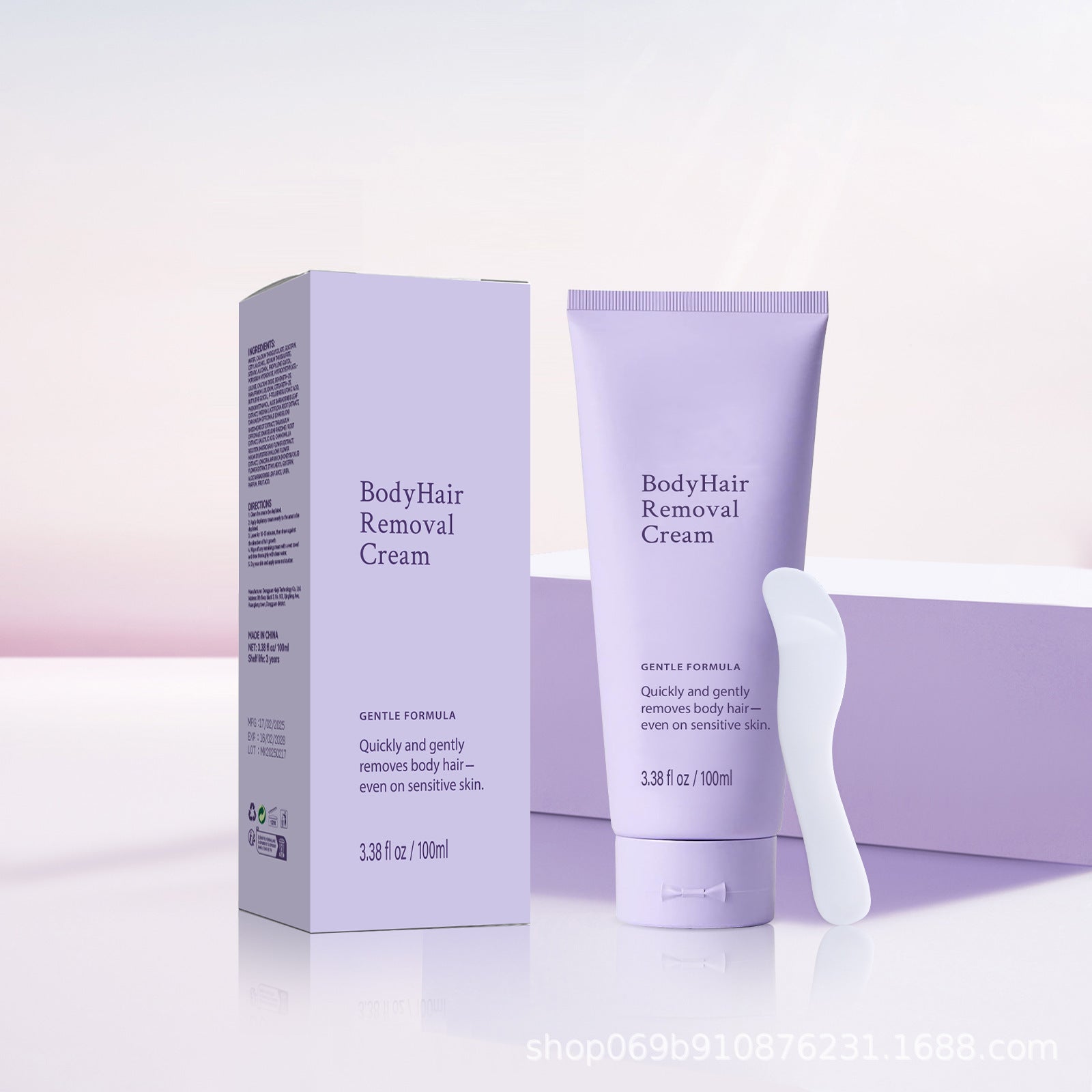 Body Hair Removal Cream with SPF and Herbal Formula - ElevateHealthTech