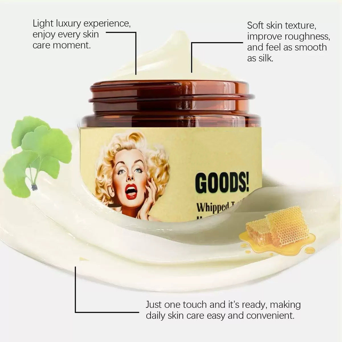 Whipped Beef Tallow and Honey Balm – 4oz Unscented Multi-Purpose Skincare for Face, Body, and Lips - ElevateHealthTech