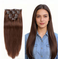 Chocolate Brown /  Classic Clip-Ins (100g-120g)(#4 ) - ElevateHealthTech