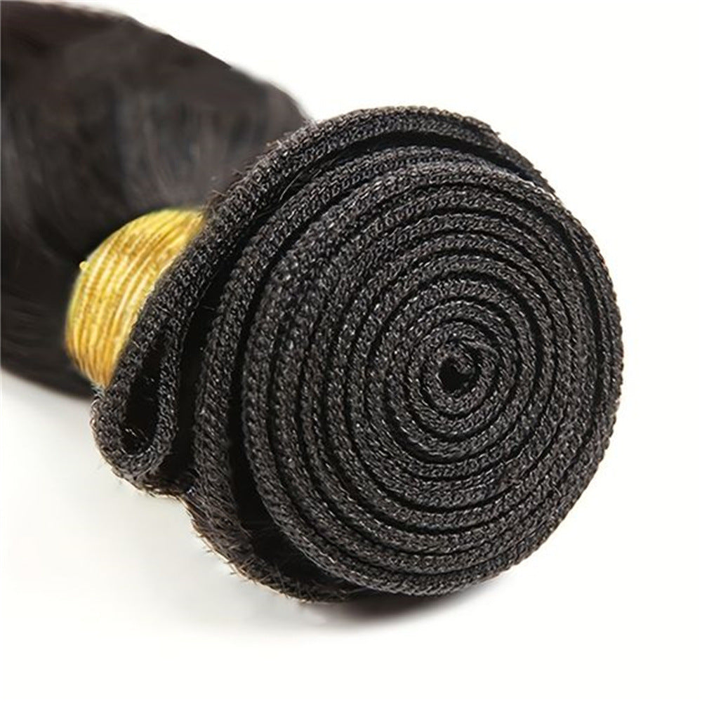Human Hair Wig Bundles 50g Natural Straight Body Wave Kinky Curly Water Wave - ElevateHealthTech