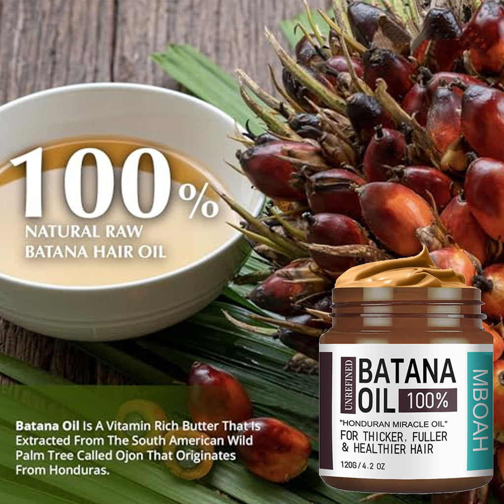 Batana Oil from Honduras – Pure Moisturizing Hair & Scalp Oil for Soft, Shiny Hair - ElevateHealthTech