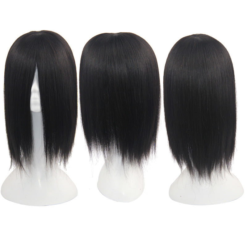 Real Hair Full Hand-Woven Double Needle Head Cover - ElevateHealthTech