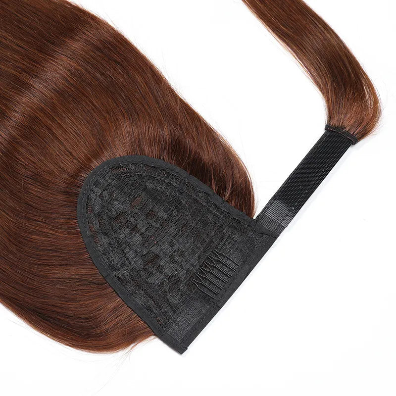 Chocolate Brown premium ponytail(#4)(75g-100g) - ElevateHealthTech