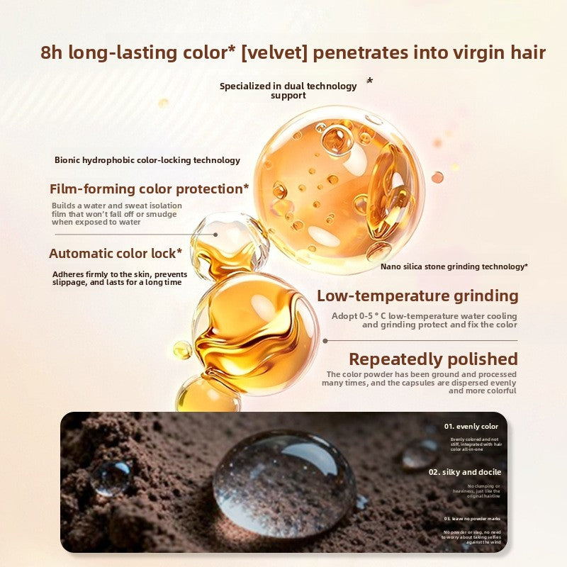 Hairline Contouring Powder – Waterproof Root Touch-Up & Hairline Filler (4.2g) - ElevateHealthTech