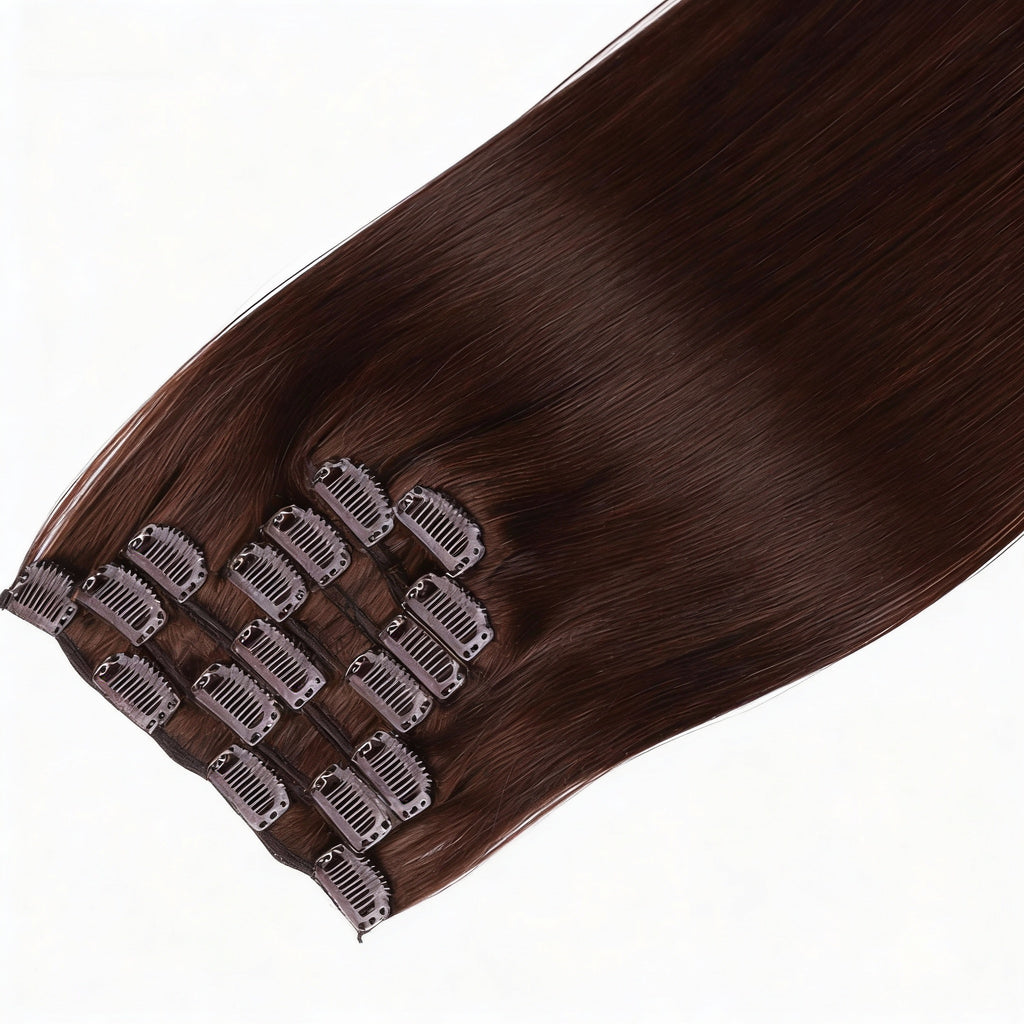Dark Brown / Classic Clip-Ins(100g-120g) (#2) - ElevateHealthTech