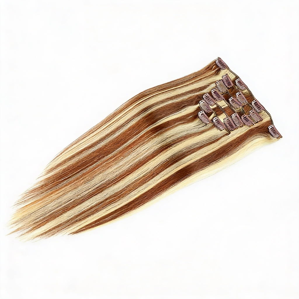 Bleach Blonde Highlights / Classic Clip-Ins (100g-120g)(#6/613) - ElevateHealthTech