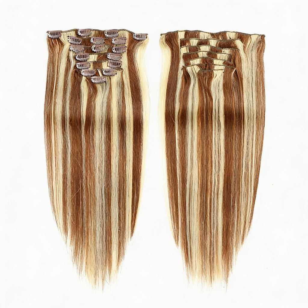 Bleach Blonde Highlights / Classic Clip-Ins (100g-120g)(#6/613) - ElevateHealthTech