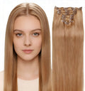 Foxy Premium Classic Clip-In Hair Extensions(100g-120g)(#12) - ElevateHealthTech
