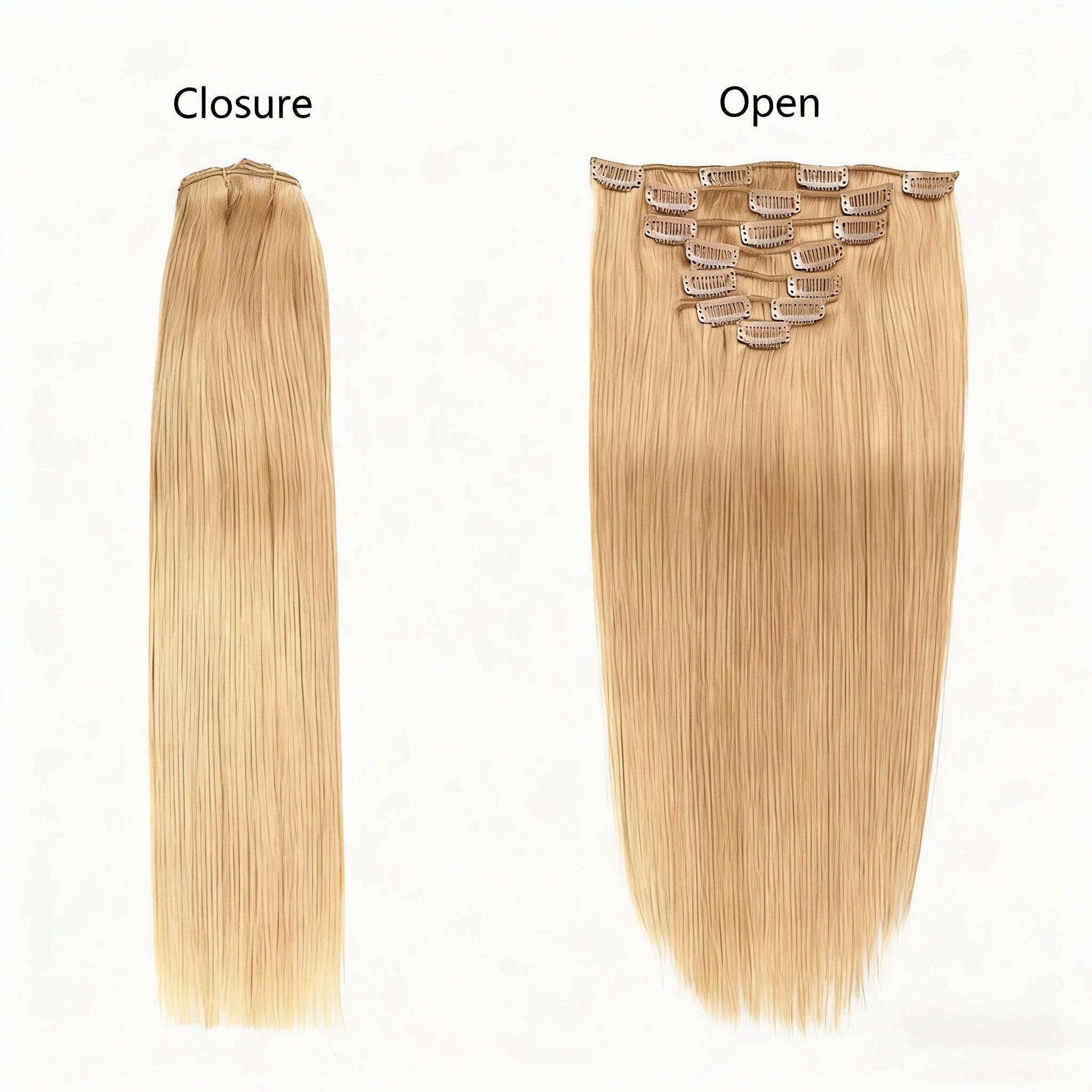 Honey Copper Blonde /  Classic Clip-Ins (100g-120g)(#16) - ElevateHealthTech