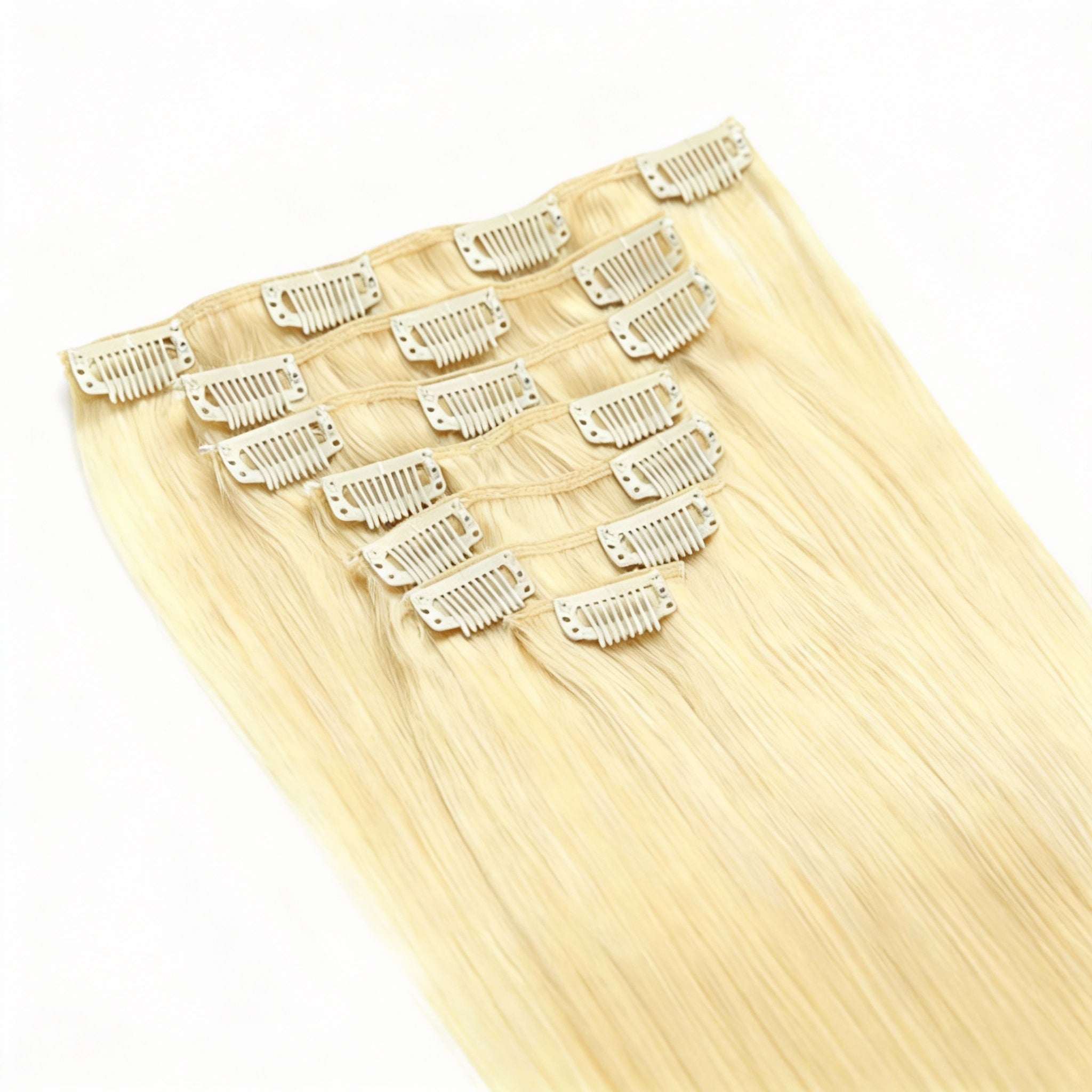 Light Blonde / Classic Clip-Ins (100g-120g)(#613) - ElevateHealthTech