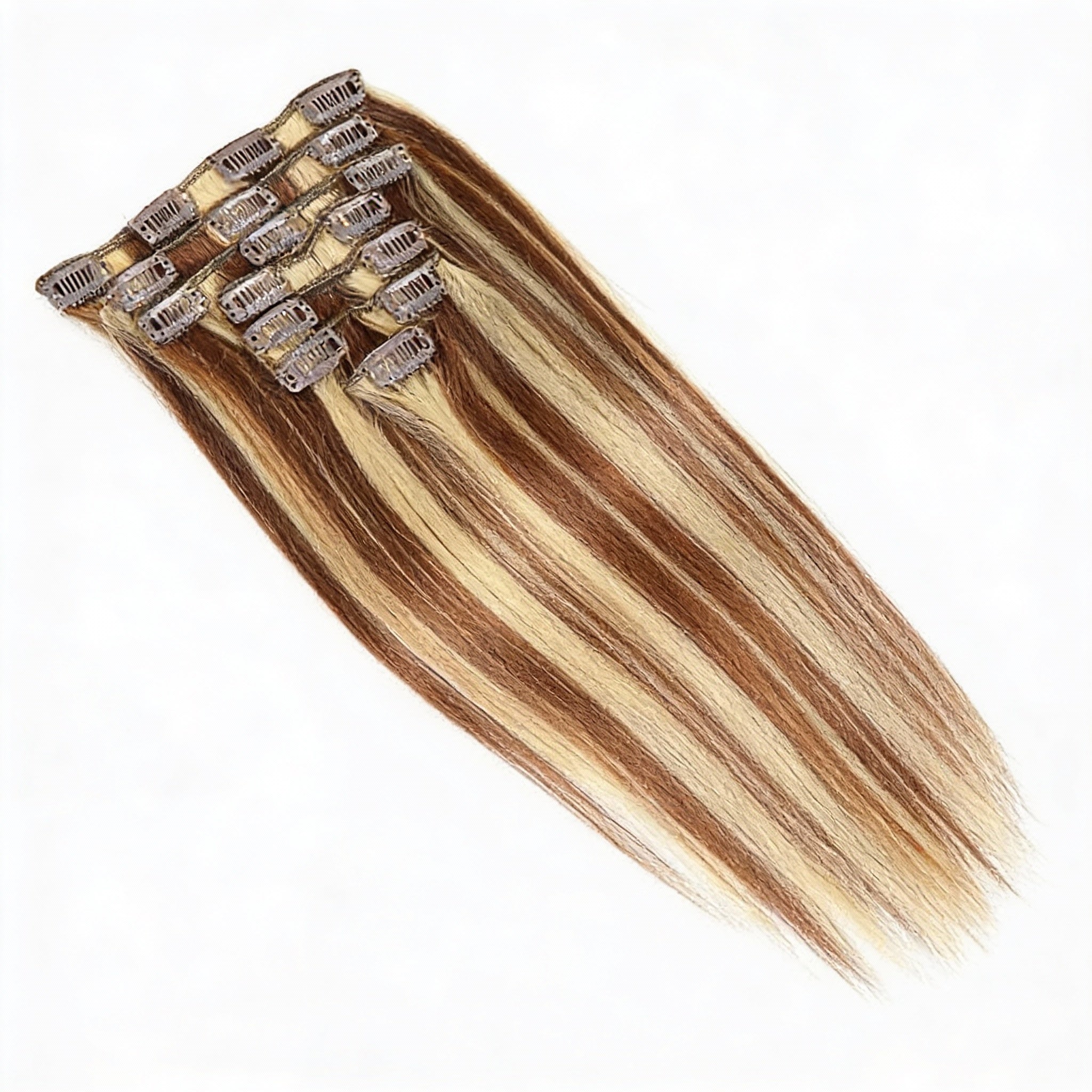 Caramel Blonde Highlights / Classic Clip-Ins (100g-120g)(#4/613) - ElevateHealthTech