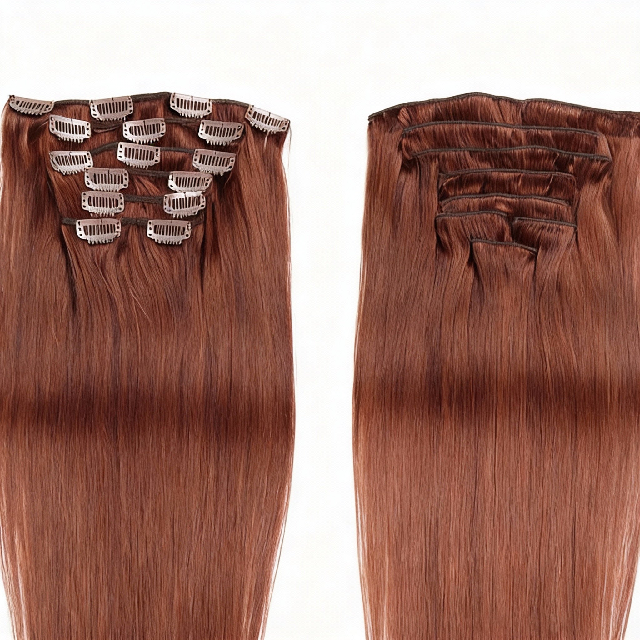 Terracotta Copper /  Classic Clip-Ins (120g-150g)(#33) - ElevateHealthTech