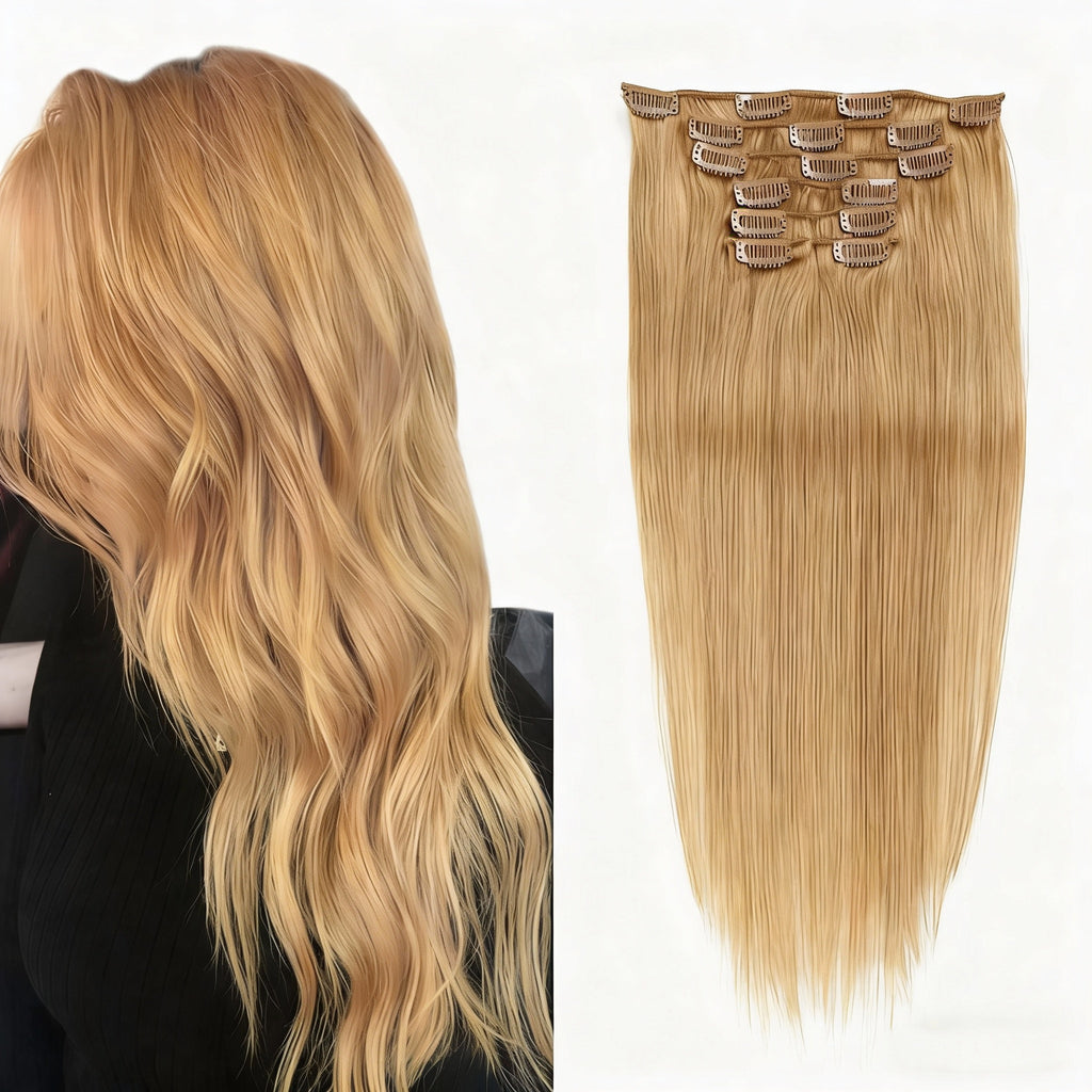 Foxy Blonde /  Classic Clip-Ins (100g-120g)(#27) - ElevateHealthTech